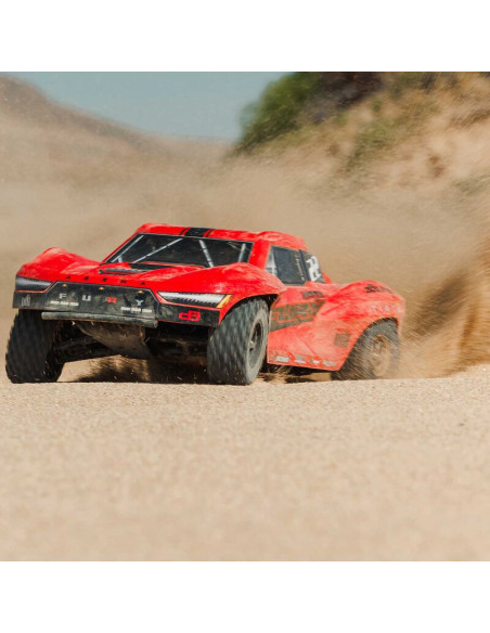 1-10 FURY MEGA 550 Brushed 2WD Short Course Truck RTR with Battery & Charger  Red