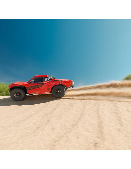 1-10 FURY MEGA 550 Brushed 2WD Short Course Truck RTR with Battery & Charger  Red