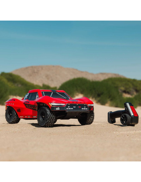 1-10 FURY MEGA 550 Brushed 2WD Short Course Truck RTR with Battery & Charger  Red