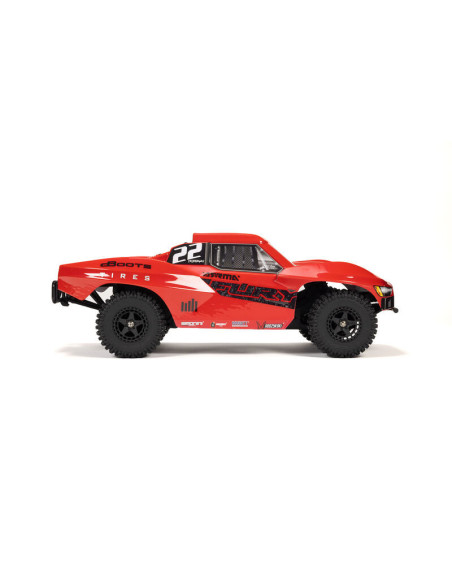 1-10 FURY MEGA 550 Brushed 2WD Short Course Truck RTR with Battery & Charger  Red