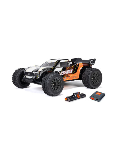 1-10 VORTEKS MEGA 550 Brushed 2WD Stadium Truck RTR with Battery & Charger  Orange