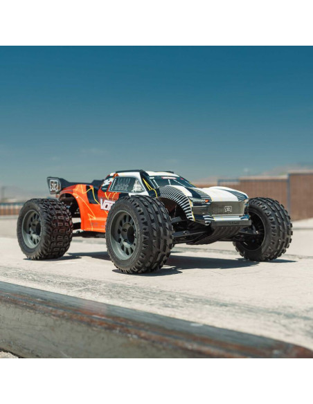 1-10 VORTEKS MEGA 550 Brushed 2WD Stadium Truck RTR with Battery & Charger  Orange
