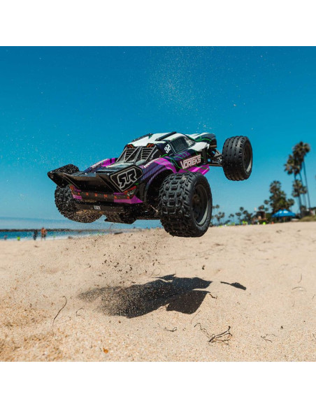 1-10 VORTEKS MEGA 550 Brushed 2WD Stadium Truck RTR with Battery & Charger  Purple