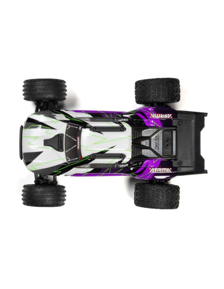 1-10 VORTEKS MEGA 550 Brushed 2WD Stadium Truck RTR with Battery & Charger  Purple