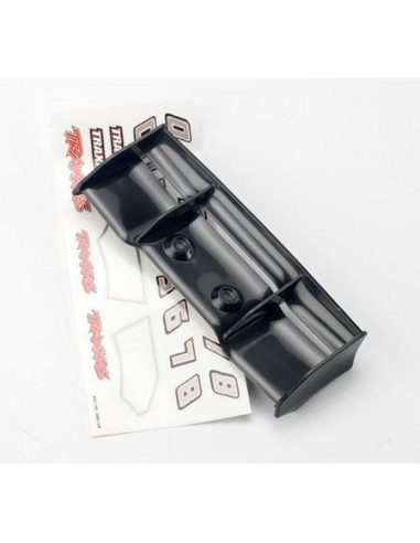 7122 Wing mount w/Hardware E-Revo Black VXL 1/16