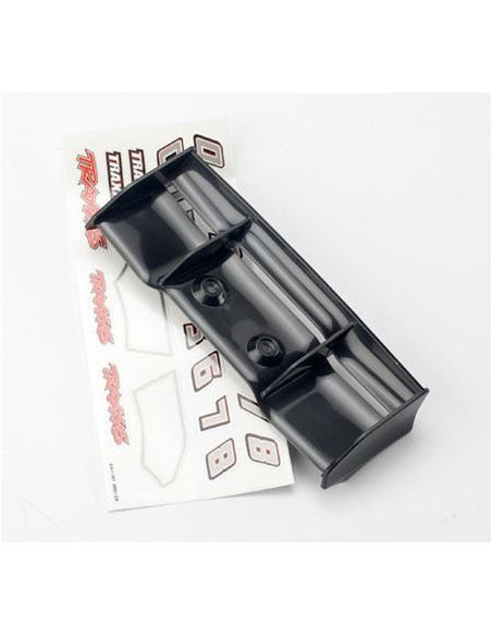 7122 Wing mount w/Hardware E-Revo Black VXL 1/16