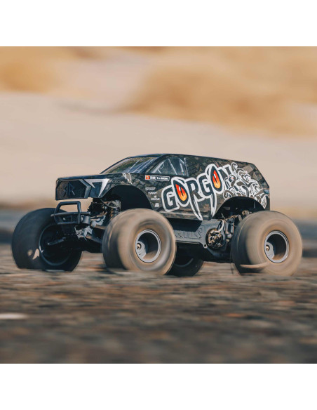 1-10 GORGON 2WD RTA Kit Brushed Monster Truck (Battery & Charger Included)  Gun Metal