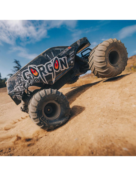 1-10 GORGON 2WD RTA Kit Brushed Monster Truck (Battery & Charger Included)  Gun Metal