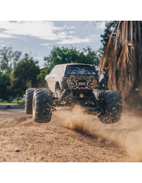 1-10 GORGON 2WD RTA Kit Brushed Monster Truck (Battery & Charger Included)  Gun Metal