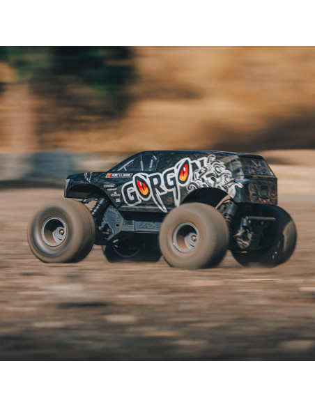 1-10 GORGON 2WD RTA Kit Brushed Monster Truck (Battery & Charger Included)  Gun Metal