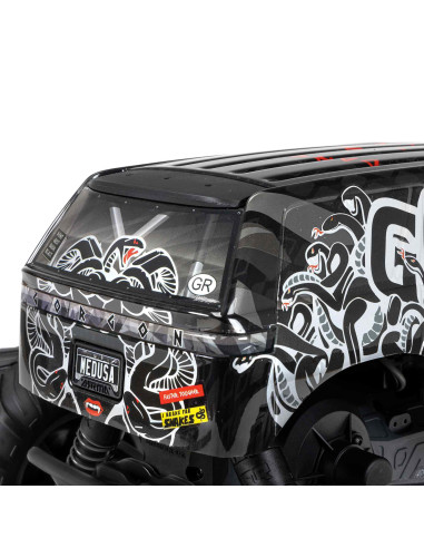 1-10 GORGON 2WD RTA Kit Brushed Monster Truck...