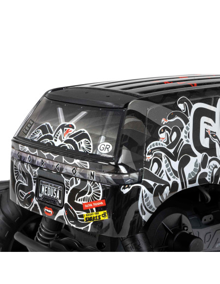 1-10 GORGON 2WD RTA Kit Brushed Monster Truck (Battery & Charger Included)  Gun Metal