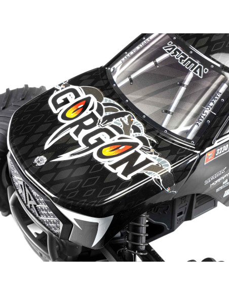 1-10 GORGON 2WD RTA Kit Brushed Monster Truck (Battery & Charger Included)  Gun Metal