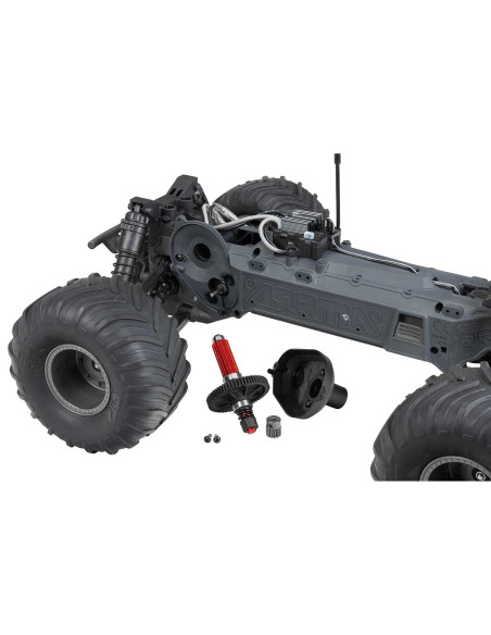 1-10 GORGON 2WD RTA Kit Brushed Monster Truck (Battery & Charger Included)  Gun Metal
