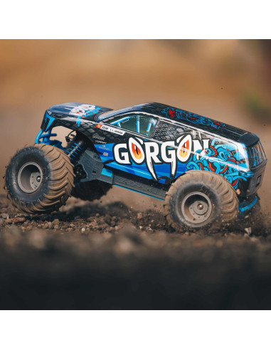 1-10 GORGON 2WD RTR Brushed Monster Truck  Blue