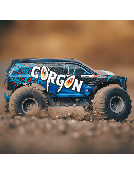 1-10 GORGON 2WD RTR Brushed Monster Truck  Blue