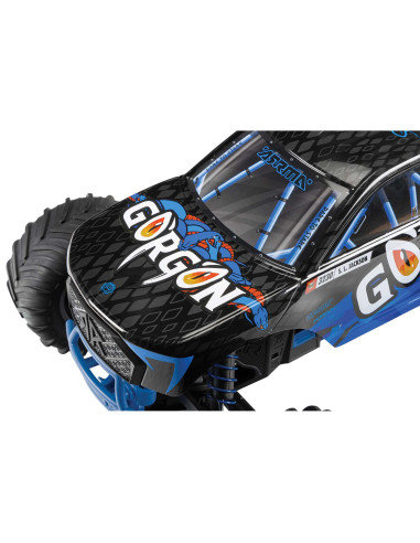 1-10 GORGON 2WD RTR Brushed Monster Truck  Blue