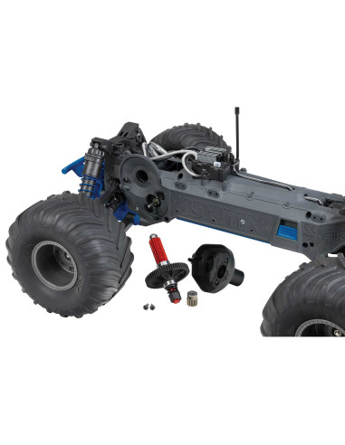 1-10 GORGON 2WD RTR Brushed Monster Truck  Blue