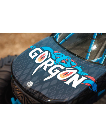 1-10 GORGON 2WD RTR Brushed Monster Truck  Blue