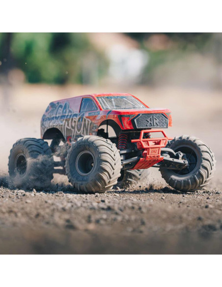1-10 GORGON 2WD RTR Brushed Monster Truck (Battery & Charger Included)  Red