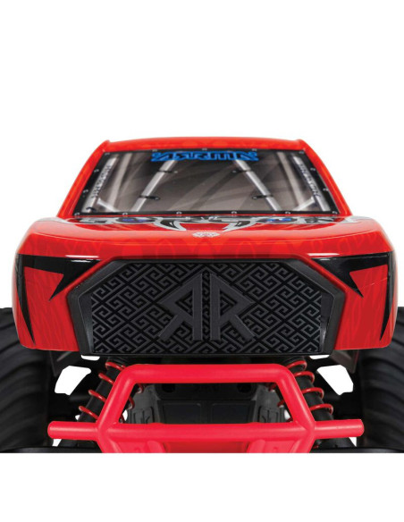 1-10 GORGON 2WD RTR Brushed Monster Truck (Battery & Charger Included)  Red
