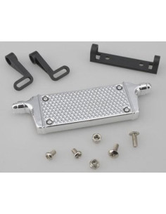 Parrilla cromada decorativa