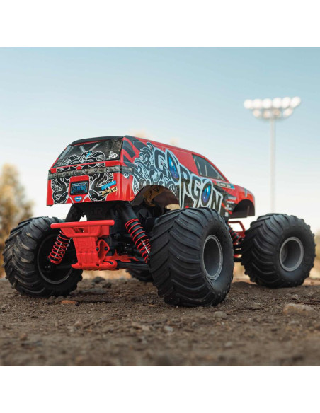 1-10 GORGON 2WD RTR Brushed Monster Truck (Battery & Charger Included)  Red