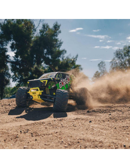 1-10 GORGON 2WD RTR Brushed Monster Truck (Battery & Charger Included)  Yellow