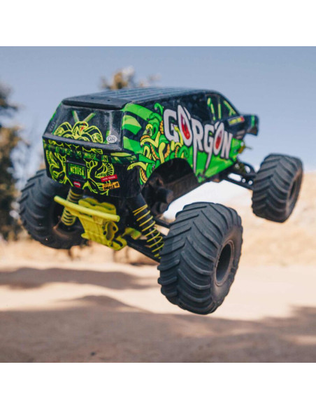 1-10 GORGON 2WD RTR Brushed Monster Truck (Battery & Charger Included)  Yellow