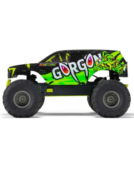 1-10 GORGON 2WD RTR Brushed Monster Truck (Battery & Charger Included)  Yellow