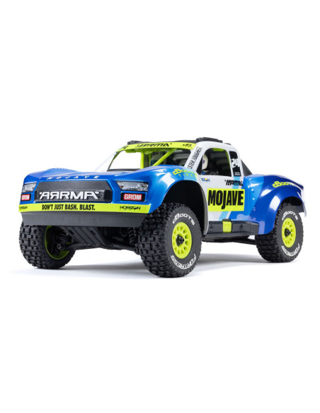 1-16 MOJAVE GROM 4X4 RTR Brushed Desert Truck (Battery & Charger Included)  Blue-White