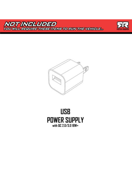 1-16 MOJAVE GROM 4X4 RTR Brushed Desert Truck (Battery & Charger Included)  Blue-White