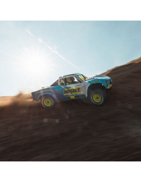 1-16 MOJAVE GROM 4X4 RTR Brushed Desert Truck (Battery & Charger Included)  Blue-White
