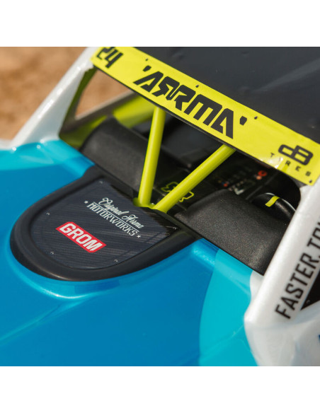 1-16 MOJAVE GROM 4X4 RTR Brushed Desert Truck (Battery & Charger Included)  Blue-White