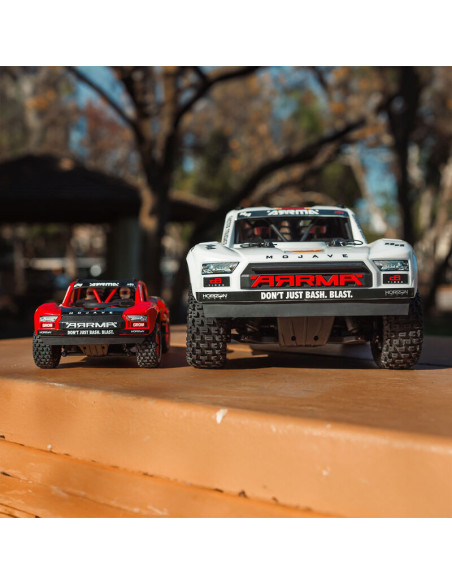 1-16 MOJAVE GROM 4X4 RTR Brushed Desert Truck (Battery & Charger Included)  Blue-White