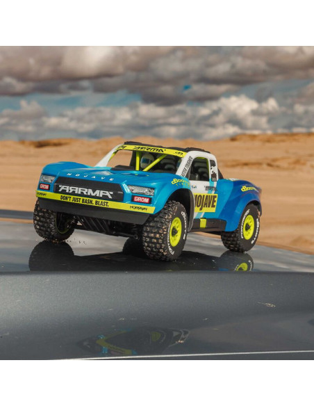 1-16 MOJAVE GROM 4X4 RTR Brushed Desert Truck (Battery & Charger Included)  Blue-White