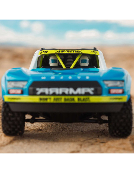 1-16 MOJAVE GROM 4X4 RTR Brushed Desert Truck (Battery & Charger Included)  Blue-White
