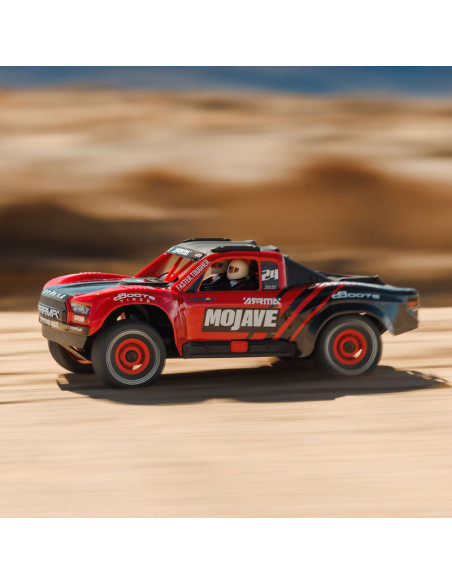 1-16 MOJAVE GROM 4X4 RTR Brushed Desert Truck (Battery & Charger Included)  Red-Black