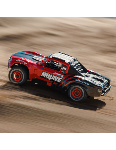 1-16 MOJAVE GROM 4X4 RTR Brushed Desert Truck (Battery & Charger Included)  Red-Black