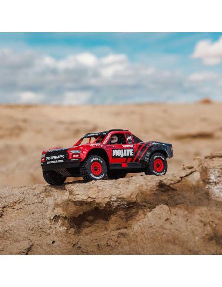 1-16 MOJAVE GROM 4X4 RTR Brushed Desert Truck (Battery & Charger Included)  Red-Black