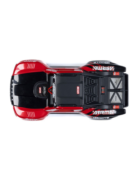 1-16 MOJAVE GROM 4X4 RTR Brushed Desert Truck (Battery & Charger Included)  Red-Black