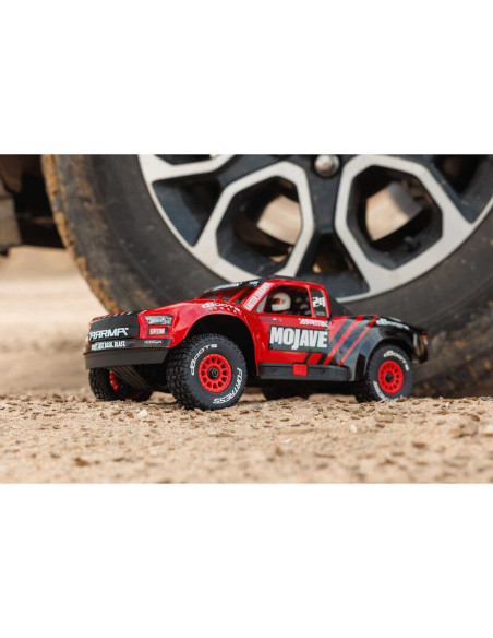 1-16 MOJAVE GROM 4X4 RTR Brushed Desert Truck (Battery & Charger Included)  Red-Black