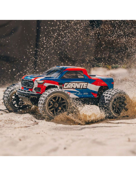 1-18 GRANITE GROM 4X4 RTR Brushed Monster Truck (Battery & Charger Included)  Blue