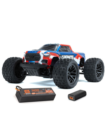 1-18 GRANITE GROM 4X4 RTR Brushed Monster Truck (Battery & Charger Included)  Blue
