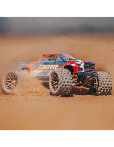 1-18 GRANITE GROM 4X4 RTR Brushed Monster Truck (Battery & Charger Included)  Blue