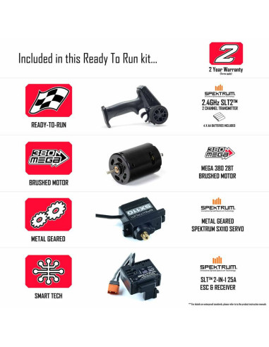 1-18 GRANITE GROM 4X4 RTR Brushed Monster Truck...