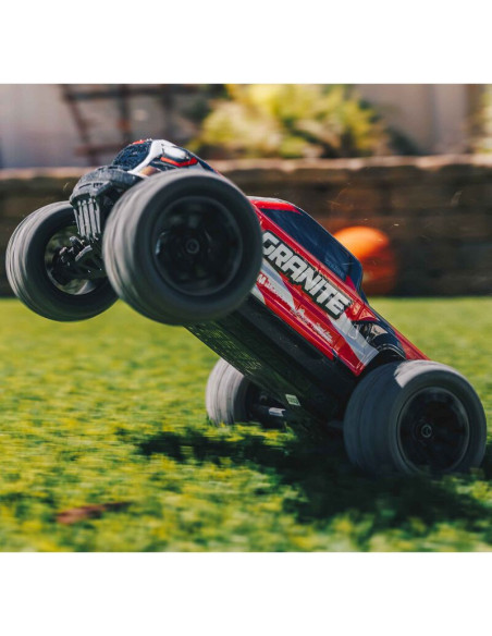 1-18 GRANITE GROM 4X4 RTR Brushed Monster Truck (Battery & Charger Included)  Red