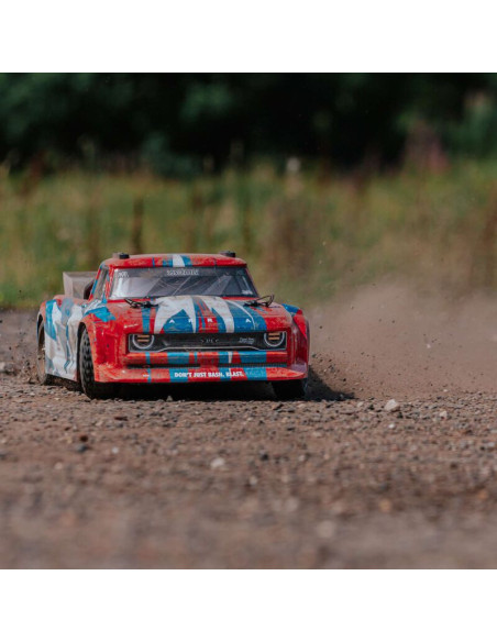 1-8 INFRACTION 4X4 RTR Brushed All-Road Street Bash (Battery & Charger Included)  Red-Blue