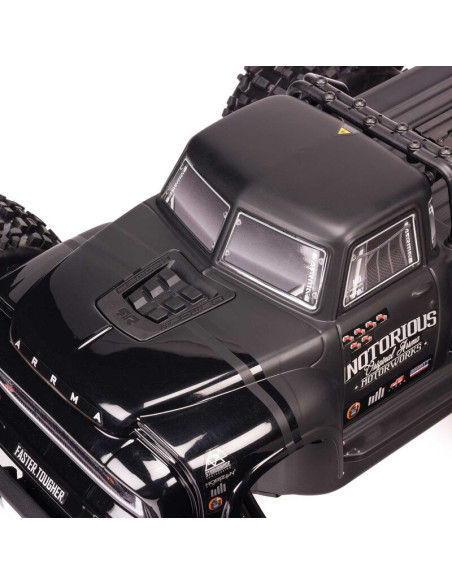 1-8 NOTORIOUS 6S 4X4 RTR Brushless Stunt Truck  Black