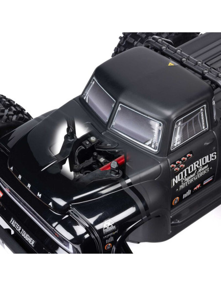 1-8 NOTORIOUS 6S 4X4 RTR Brushless Stunt Truck  Black